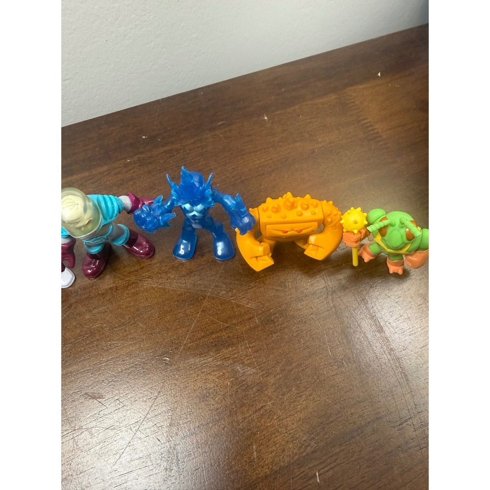 Imaginext Action Figure Lot Power Rangers Alpha 5 Mr Freeze DC Super Friends 7pc